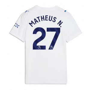 Manchester City Matheus Nunes #27 Jalkapallovaatteet Naisten Kolmaspaita 2026-27 Lyhythihainen